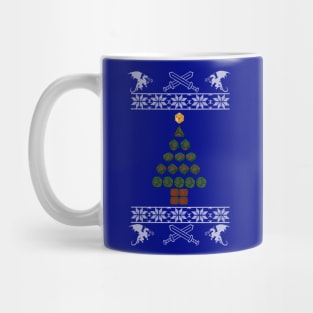 Dnd ugly Christmas sweater Mug